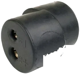 2-pole 24V socket