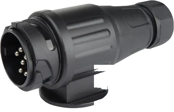 13-pole 12V DIN/ISO 11446 plug