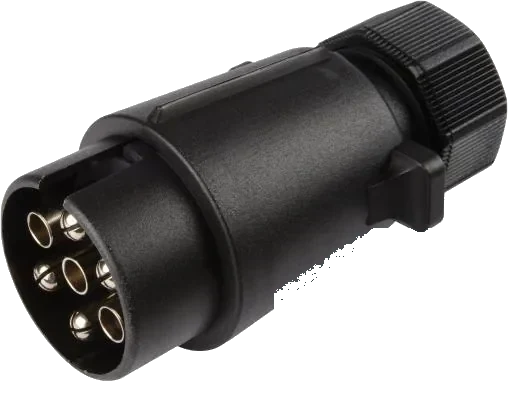 7-pole 6V DIN/ISO 1724 N-Typ plug