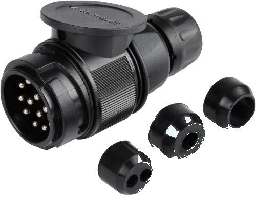 13-pole 12V DIN/ISO 11446 plug