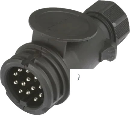 13-pole 12V DIN/ISO 11446 plug