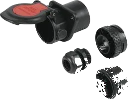 15-pole 24V DIN/ISO 12098 socket