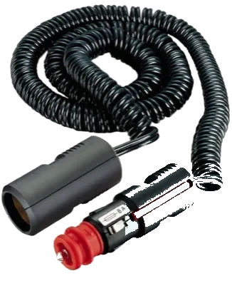 1-pole 12V DIN/ISO 4165 adapter socket · 3 m