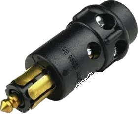 1-pole 6V DIN/ISO 4165 plug