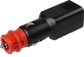 1-pole 12V DIN/ISO 4165 plug