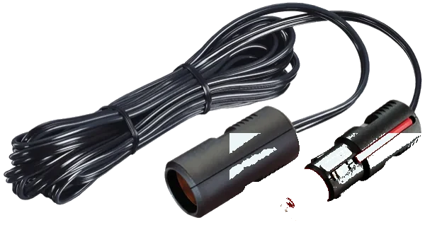 1-pole 12V DIN/ISO 4165 adapter socket · 4 m