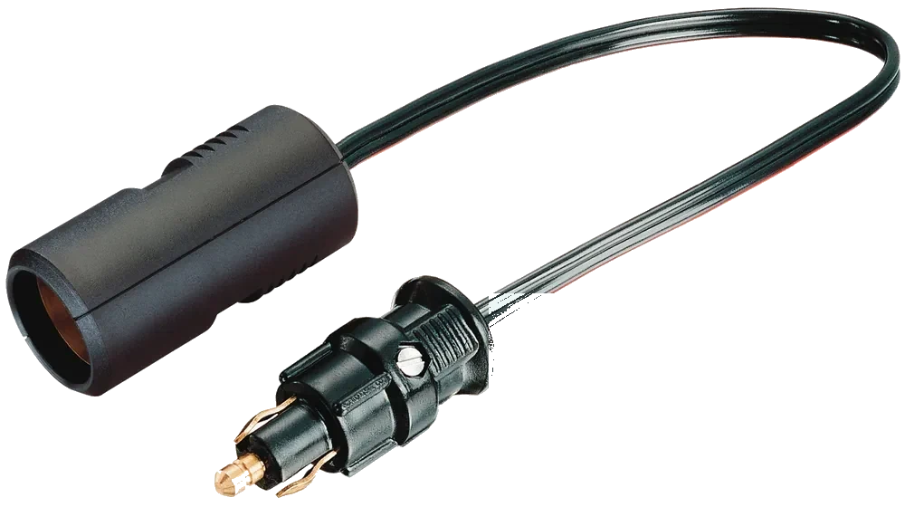 1-pole 12V DIN/ISO 4165 adapter socket · 250 mm