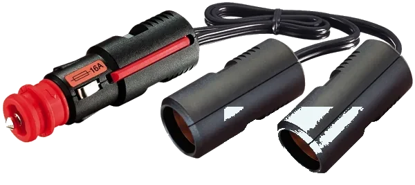 1-pole 12V DIN/ISO 4165 adapter socket · 250 mm