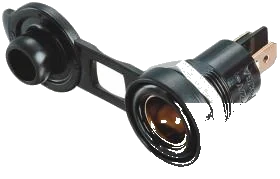 1-pole 6V DIN/ISO 4165 socket