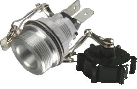 1-pole 6V DIN/ISO 4165 socket