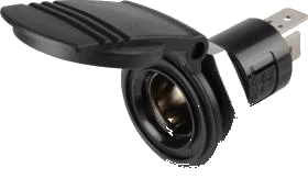 1-pole 12V DIN/ISO 4165 socket