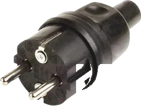 2-pole 250V DIN/ISO 49441 plug