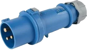 3-pole 230V DIN/ISO EN 60309 plug