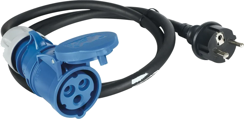 3-pole 230V DIN/ISO EN 60309 adapter socket · 1,5 m