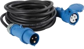 3-pole 230V DIN/ISO EN 60309 plug connection cable