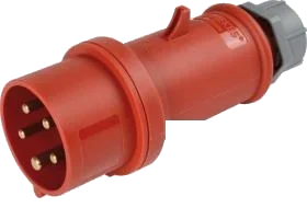 5-pole 400V DIN/ISO EN 60309 plug