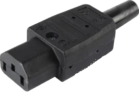 3-pole 250V DIN/ISO EN 60 320 socket
