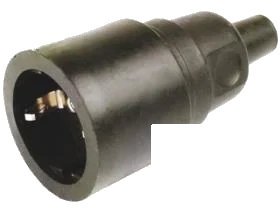 2-pole 250V DIN/ISO 49440 socket
