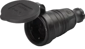 2-pole 250V DIN/ISO 49440 socket