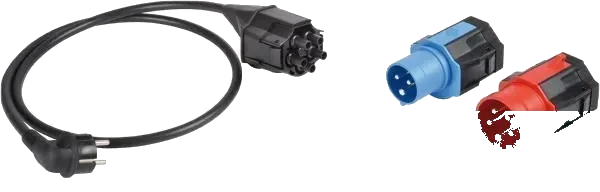 3-pole adapter socket