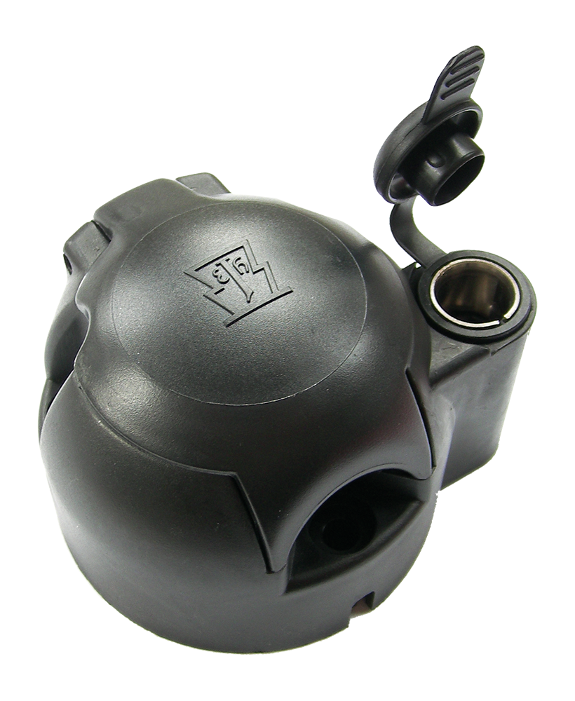 Matching socket: 7P/12V socket (ISO 1724 - Typ N) - with supplementary 2P socket (ISO 4165)