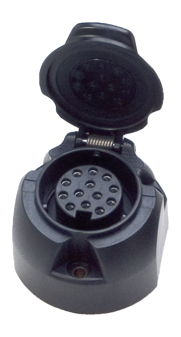 Matching socket: 13P/12V Socket (ISO 11446)