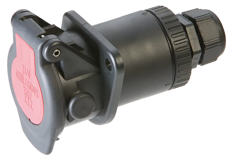 Matching socket: 15P/24V Socket (ISO 12098 ADR)