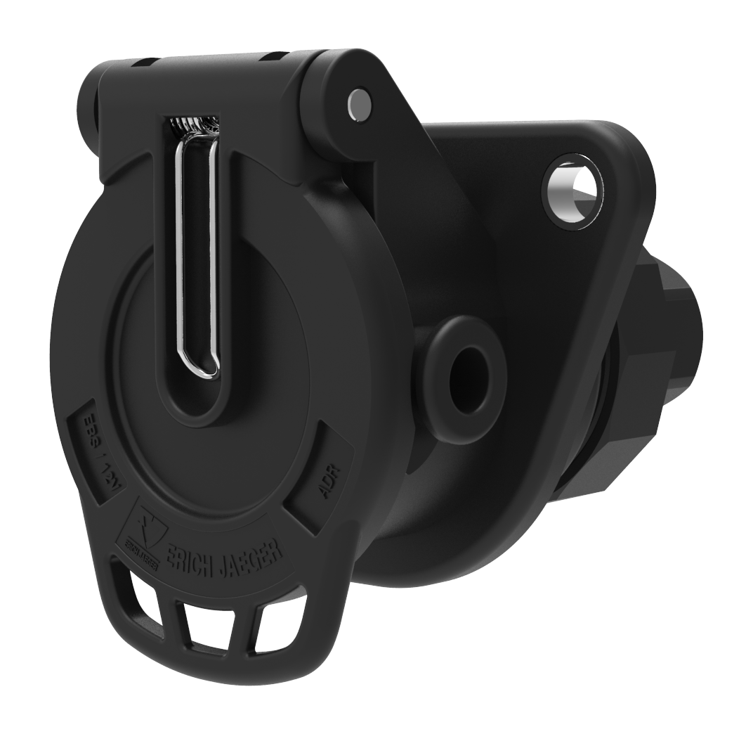 Matching socket: 7P/12V «JAEGER Basic» Socket (ISO 7638-2 ABS, EBS, ADR)