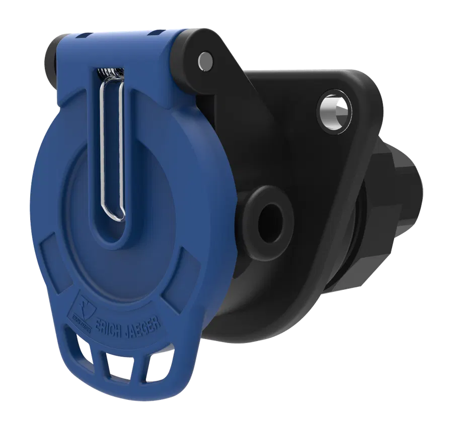 Matching socket: 7P «JAEGER Basic Blue» Socket (without standard) - for video transmission