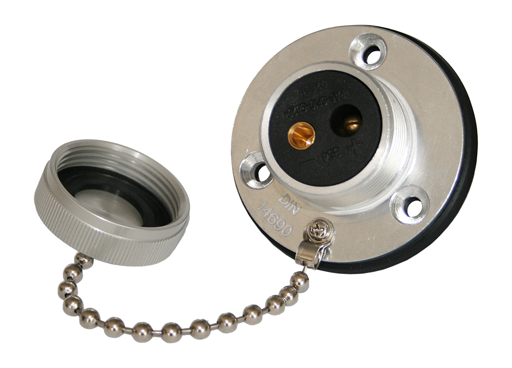 Matching socket: 2P/6-42V(30A) Socket (DIN 14690)