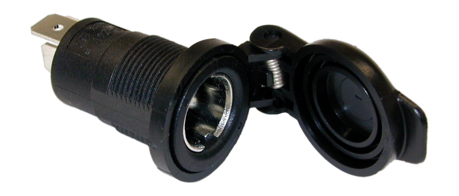 Matching socket: 2P/6-24V(16A) (hand lamp-) Socket (ISO 4165)