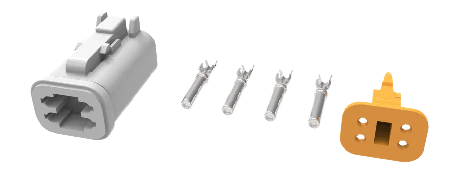 Matching plug: Data bus plug set - for ISOBUS socket (IBBC - Breakaway Connector - ISO 11783-2), on tractor side