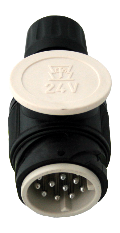 Matching plug: 13P/24V Plug (ISO 11446 - 24V version)