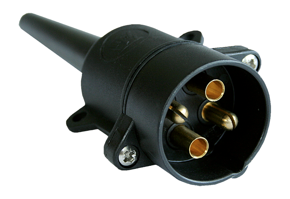 Matching plug: 4P/6-24V Plug (DIN 72575)