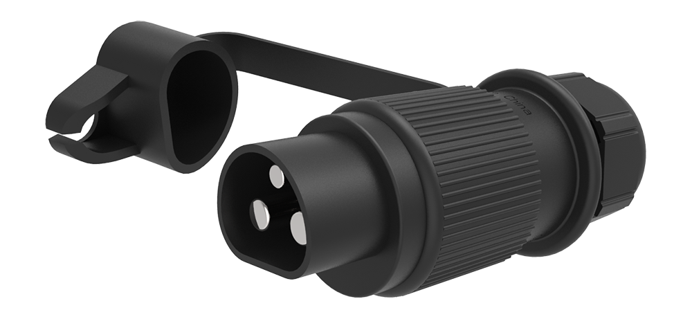Matching plug: 3P/6-24V(25A) Plug (DIN 9680)