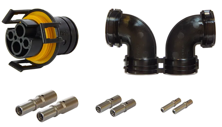 Matching plug: 4P plug kit for ISOBUS socket (IBBC - ISO 11783-2) - Breakaway Connector