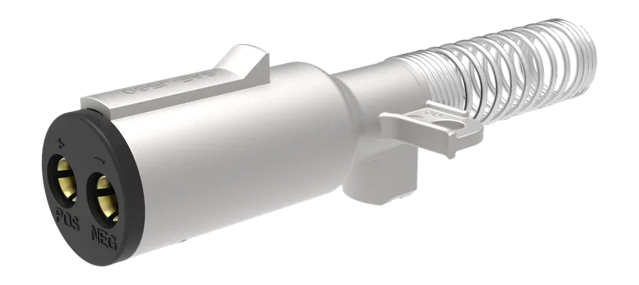 Matching plug: 2P/12V(100A) Plug (SAE J560, SAE J3082) - for liftgate operation and battery charging