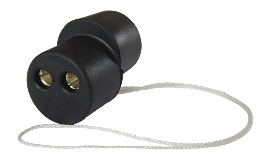Matching coupler: 2P/24V(168A) Coupler (VG 96917) - without screw caps for connection of 2 connecting cables