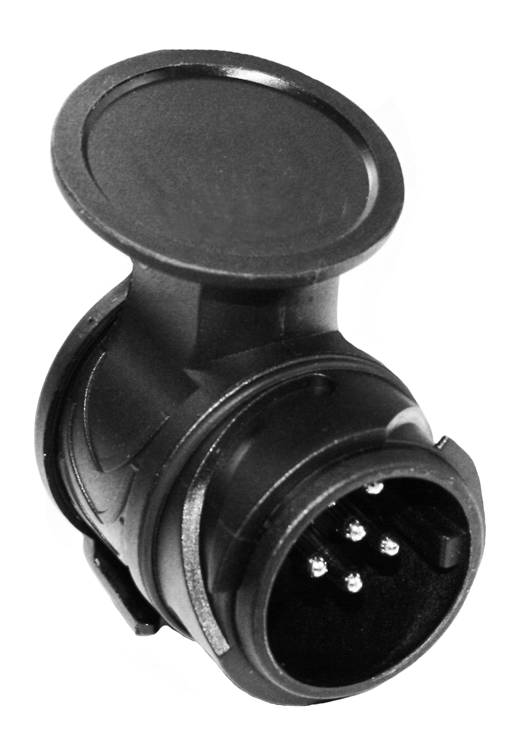 Matching adapter: Economy "Shorty" mini short adapter - from vehicle (13P/12V) to trailer (7P/12V)