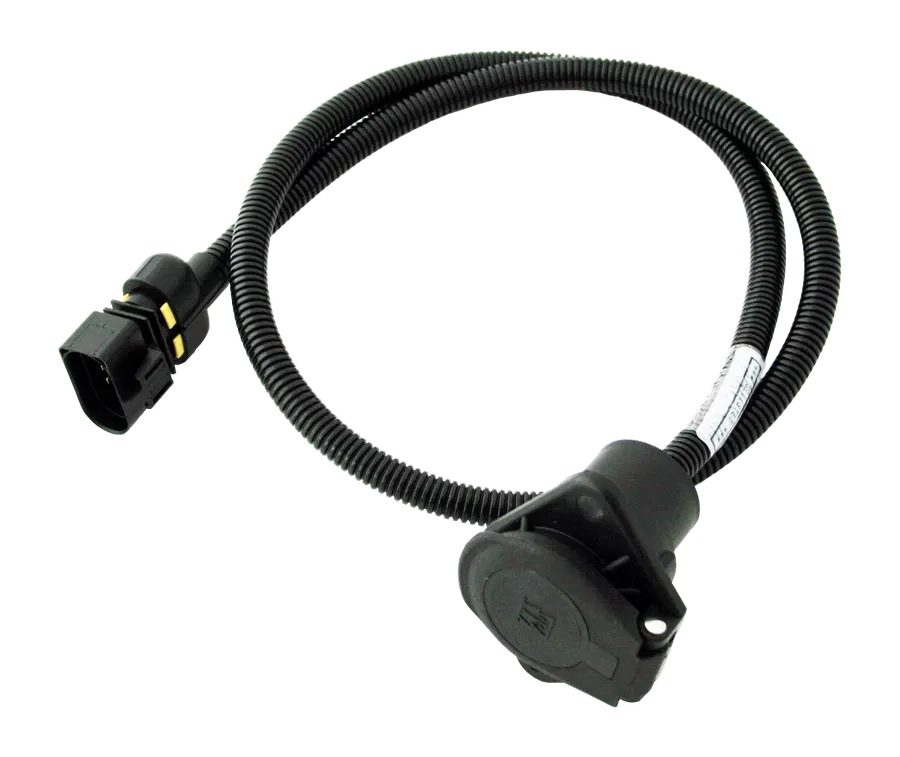 Matching cable: 7P/24V supply cable - with 7P/24V socket (ISO 1185) and 8P connector (DIN 72580)