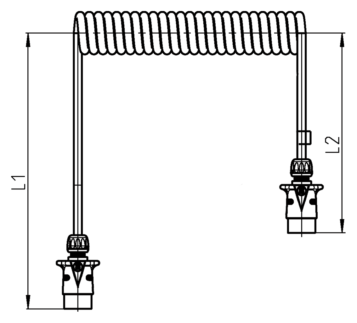 Matching coil: 7P/12V Coil (ISO 1724 - Type N)