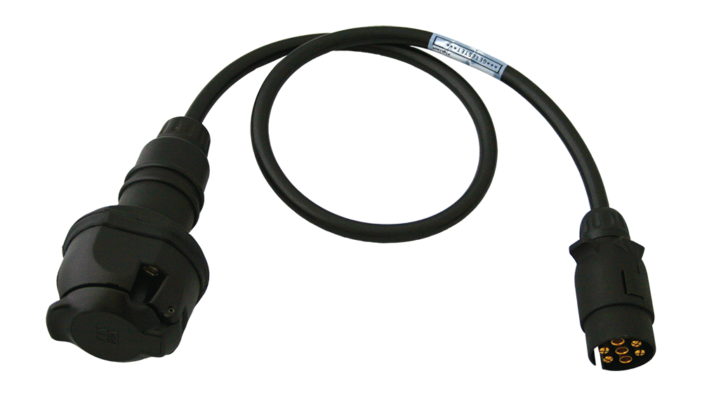 Matching adapter: Adapter cable - with 7P/12V plug (ISO 1724) and 13P/12V coupler (ISO 11446)