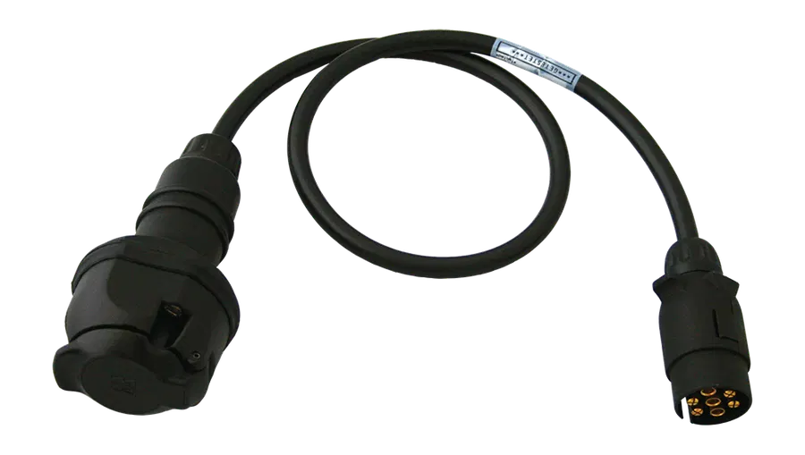 Matching adapter: Adapter cable - with 7P/12V plug (ISO 1724) and 13P/12V coupler (ISO 11446)